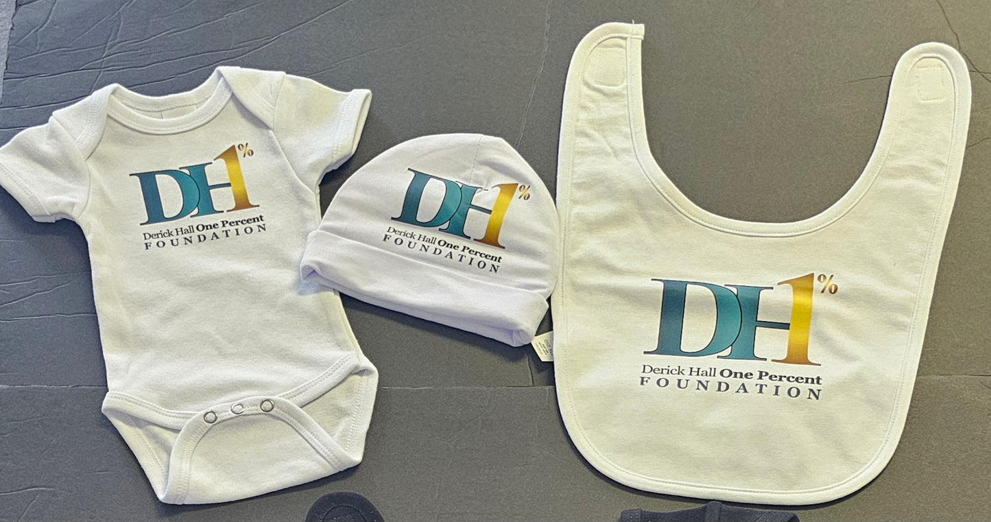 DH1% Baby Bundle (Hat, Cap, & Creeper)