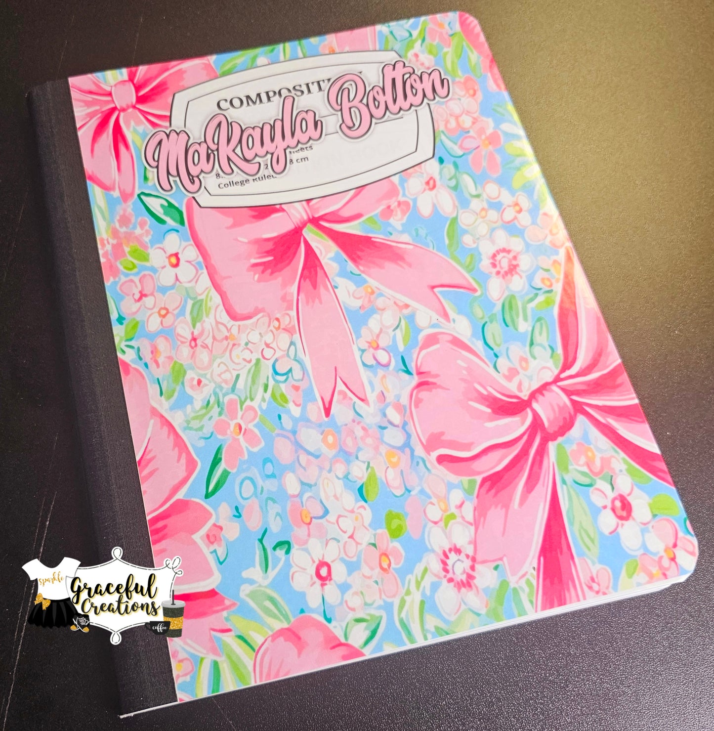 Personalized Custom Composition Notebook