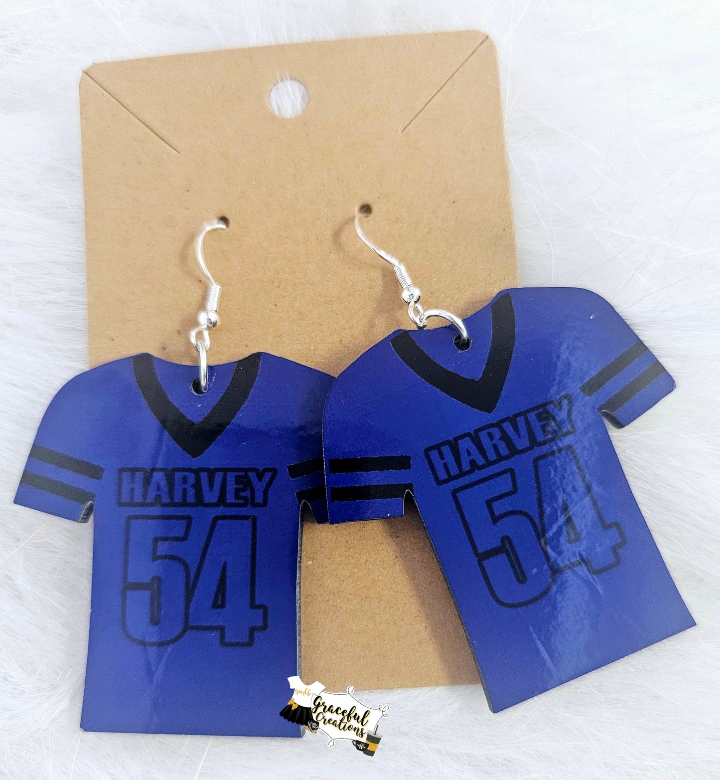 Football Jersey Earrings