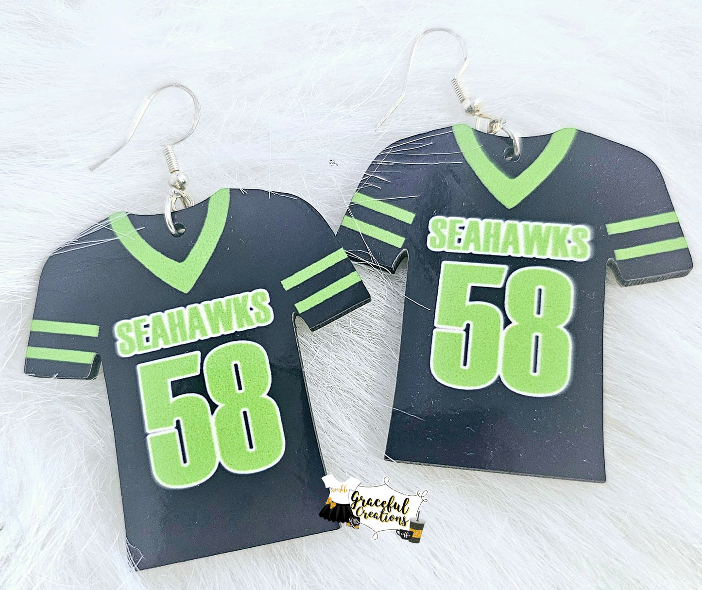 Football Jersey Earrings