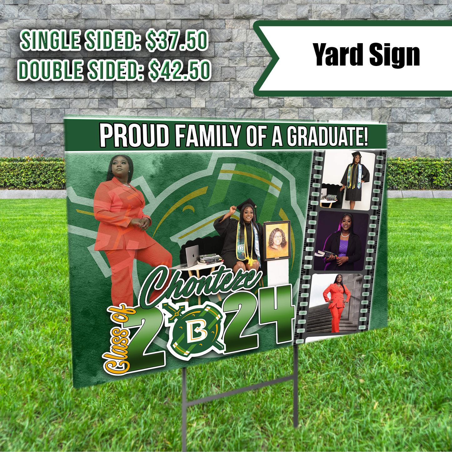 Graduation Yard Sign