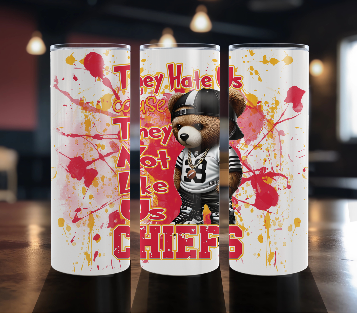 They Hate Us Cause They Not Like Us NFL Team Tumbler Bundle (No Logos)