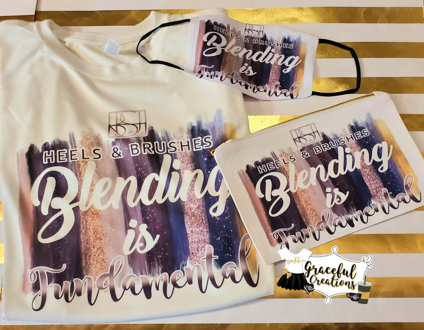 Blending is Fundamental - Heels and Brushes Custom T-Shirt