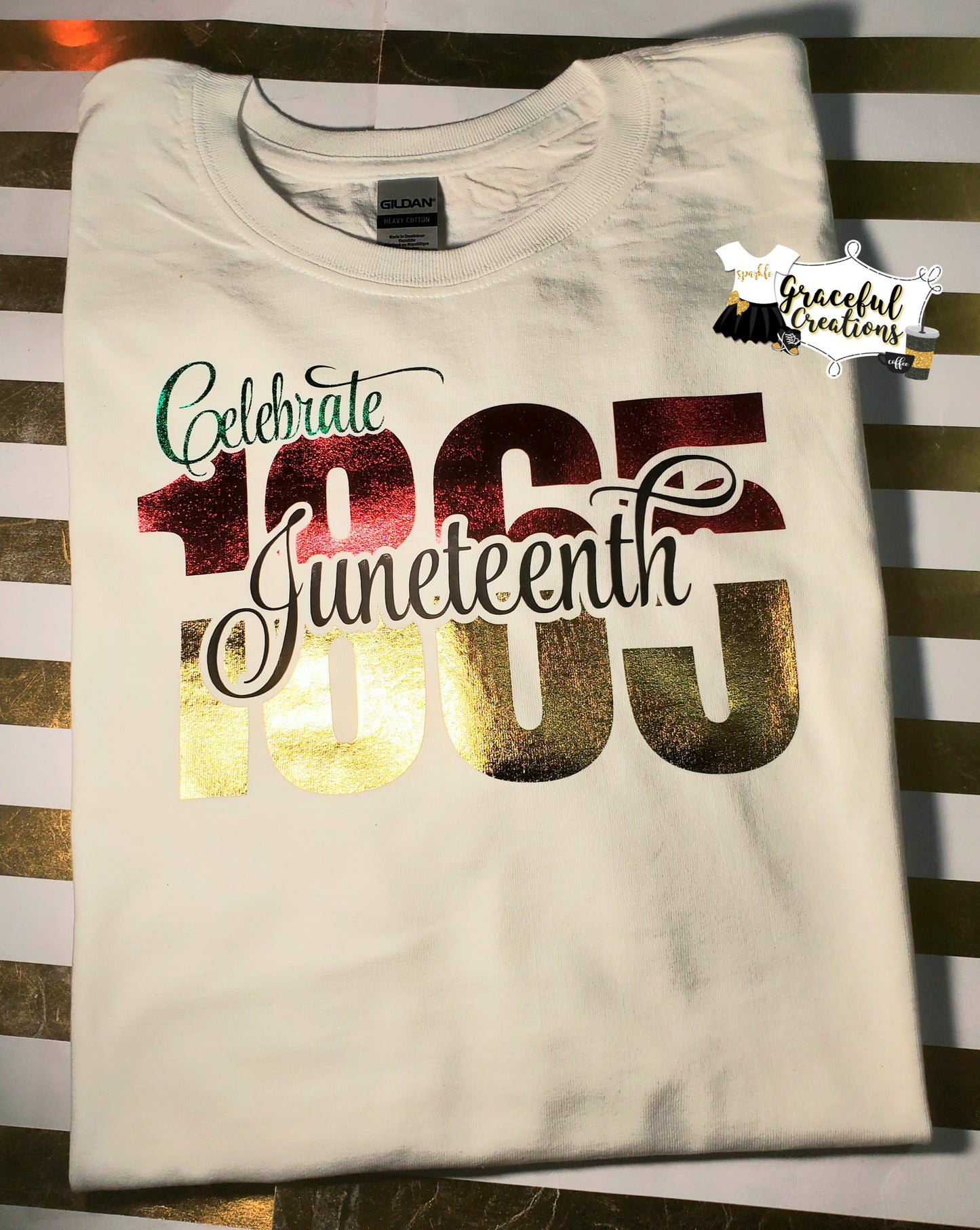 Celebrate Juneteenth 1865 Custom T-Shirt