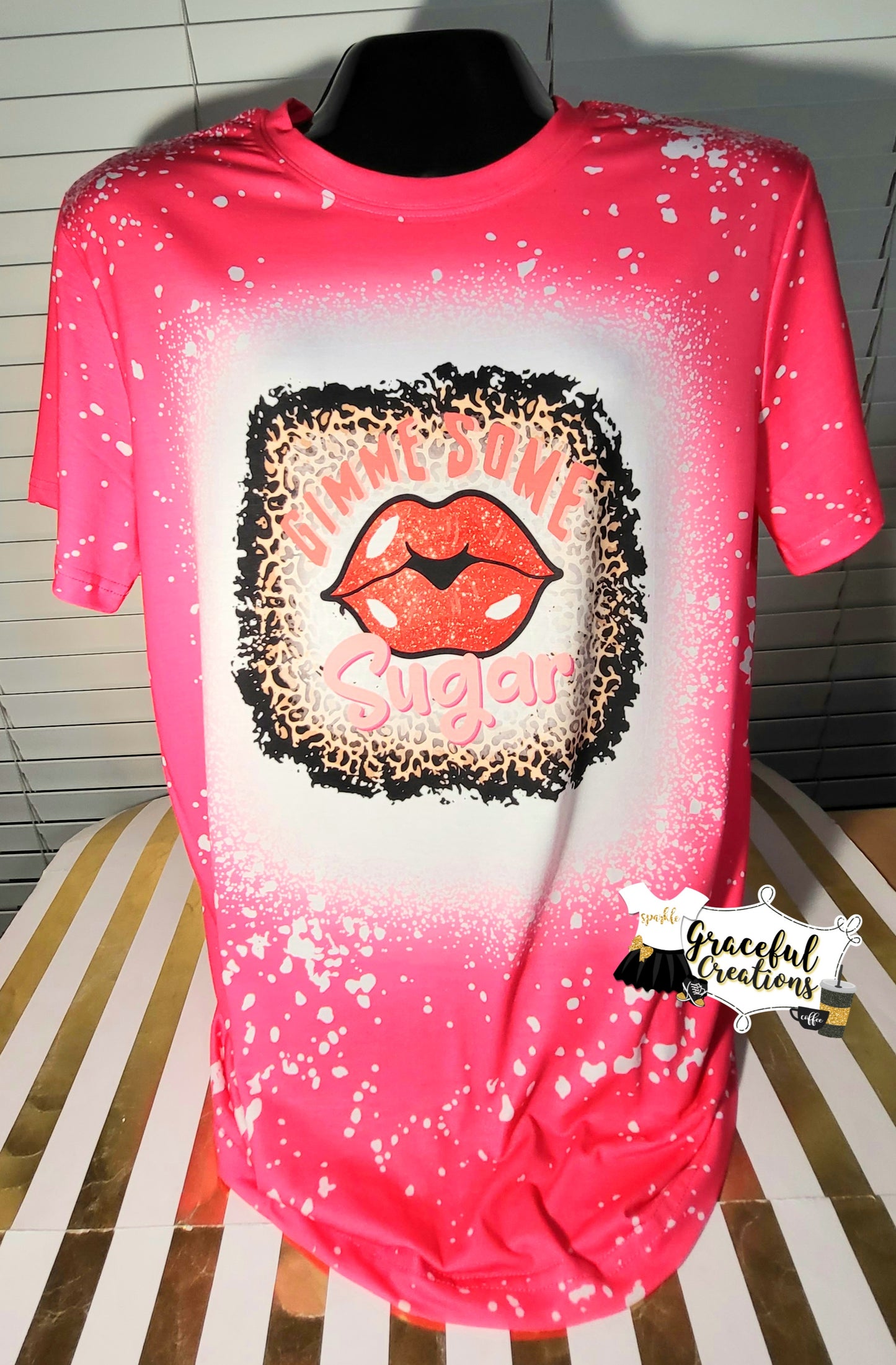 Faux Bleached Custom Tee