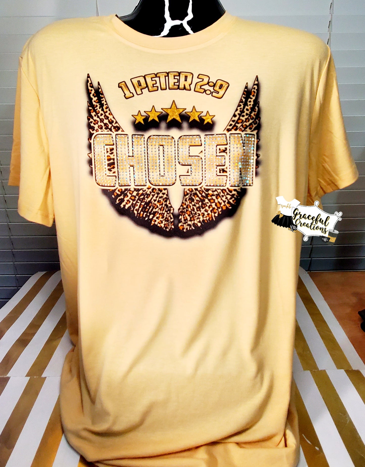 Chosen Sublimation with Rhinestone Custom T-Shirt