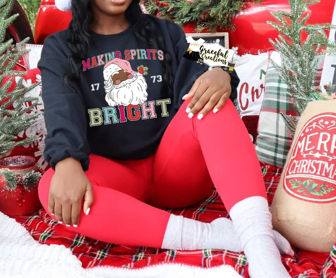 Making Spirits Bright Crewneck Sweatshirt