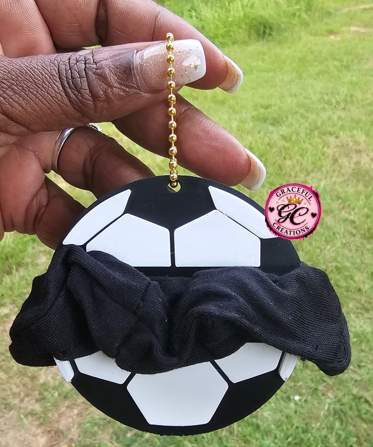 3D printed sports and cheer hair tie holder