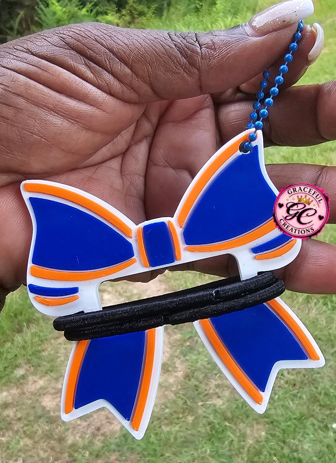 3D printed sports and cheer hair tie holder