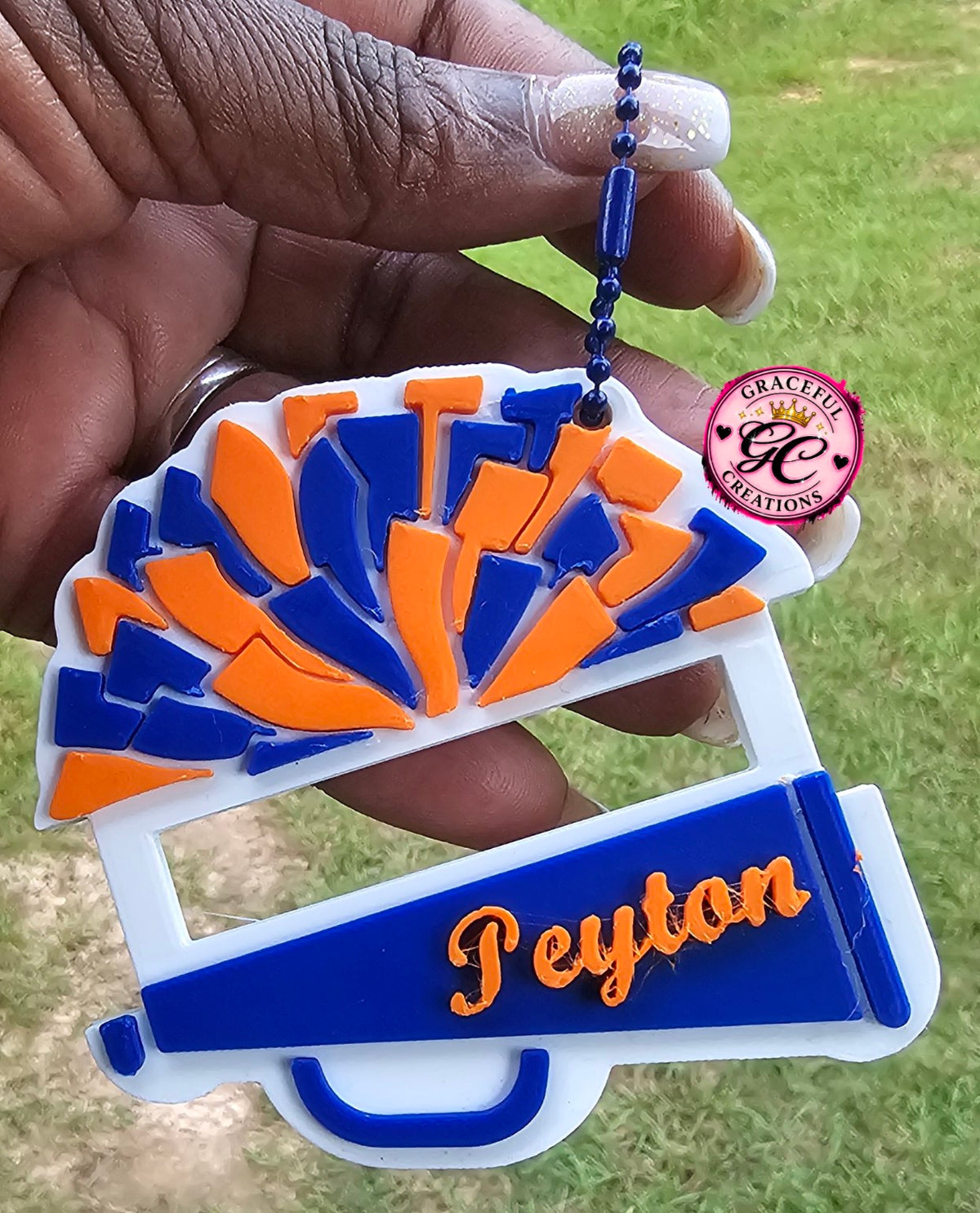 3D printed sports and cheer hair tie holder