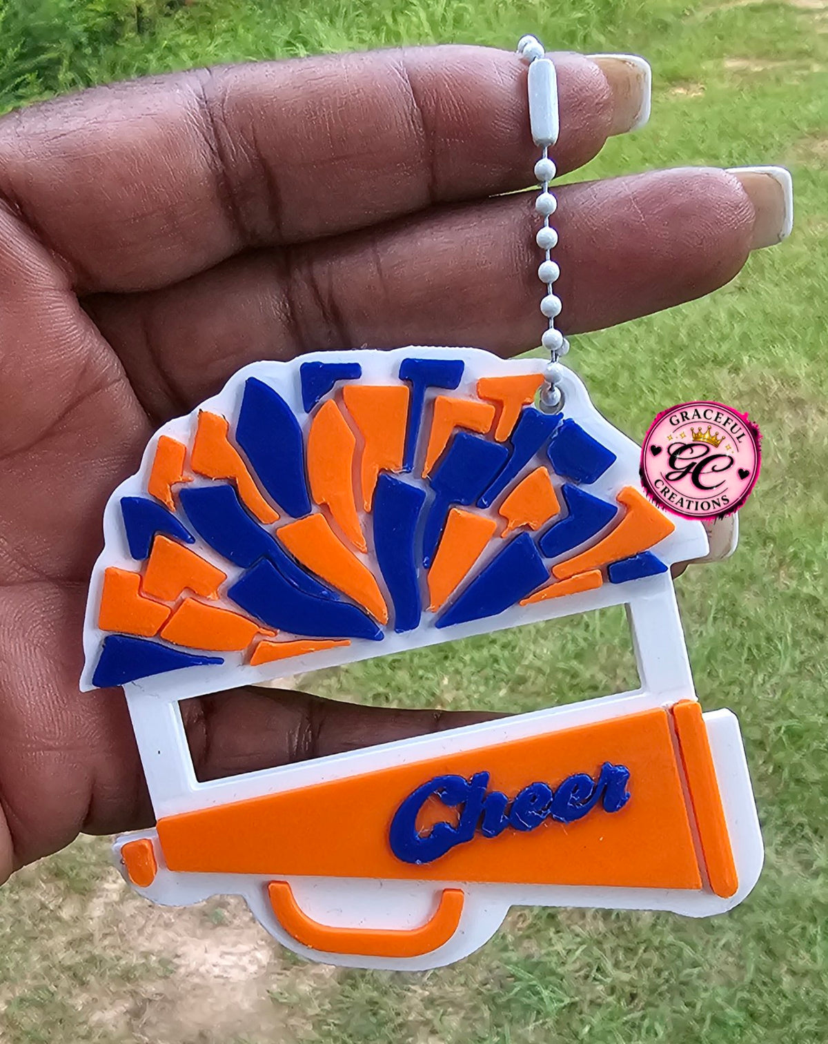 3D printed sports and cheer hair tie holder