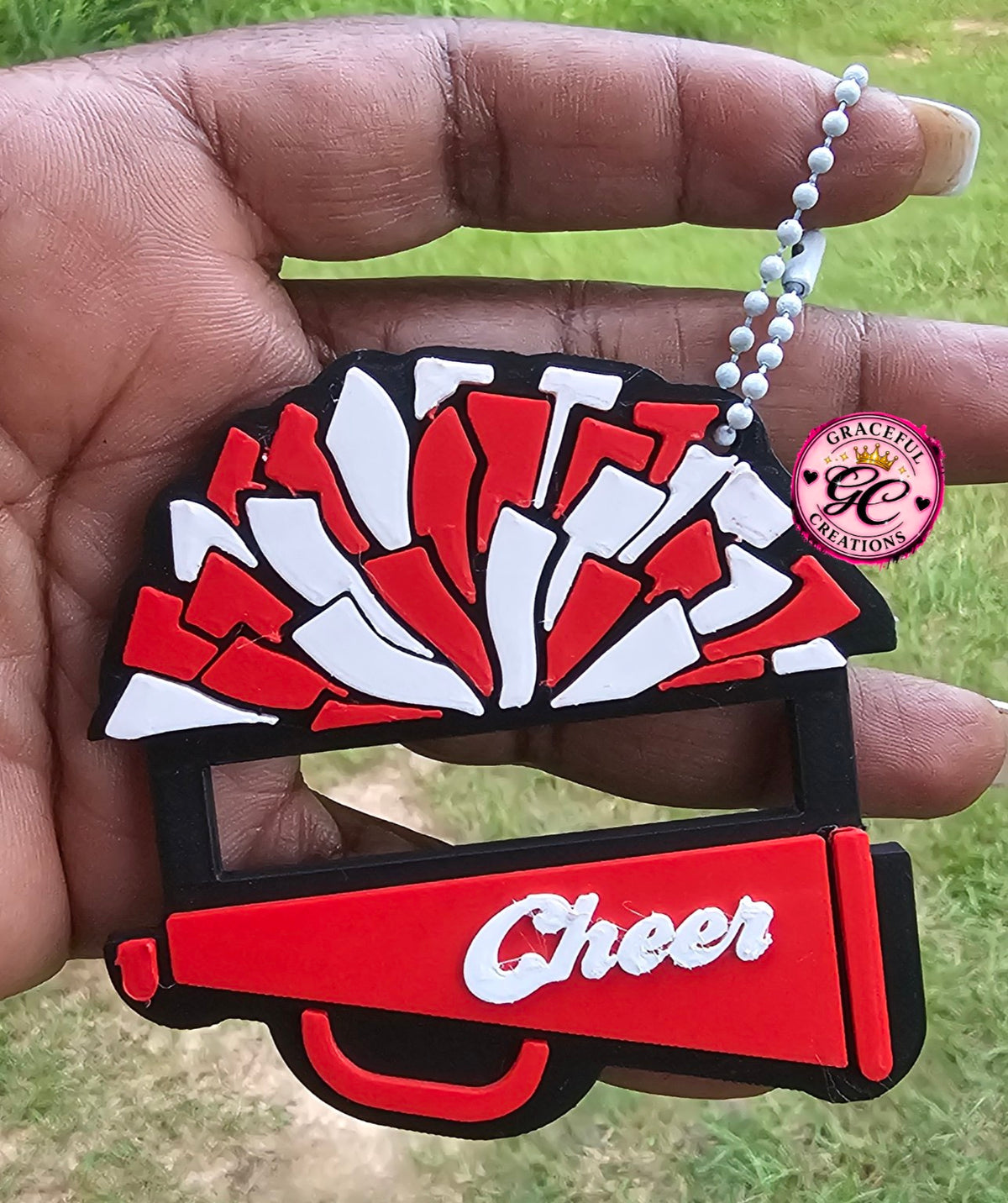3D printed sports and cheer hair tie holder