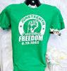 Juneteenth Celebrating Freedom T-Shirt