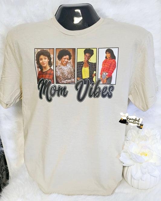 Mom Vibes TV Moms T-Shirt