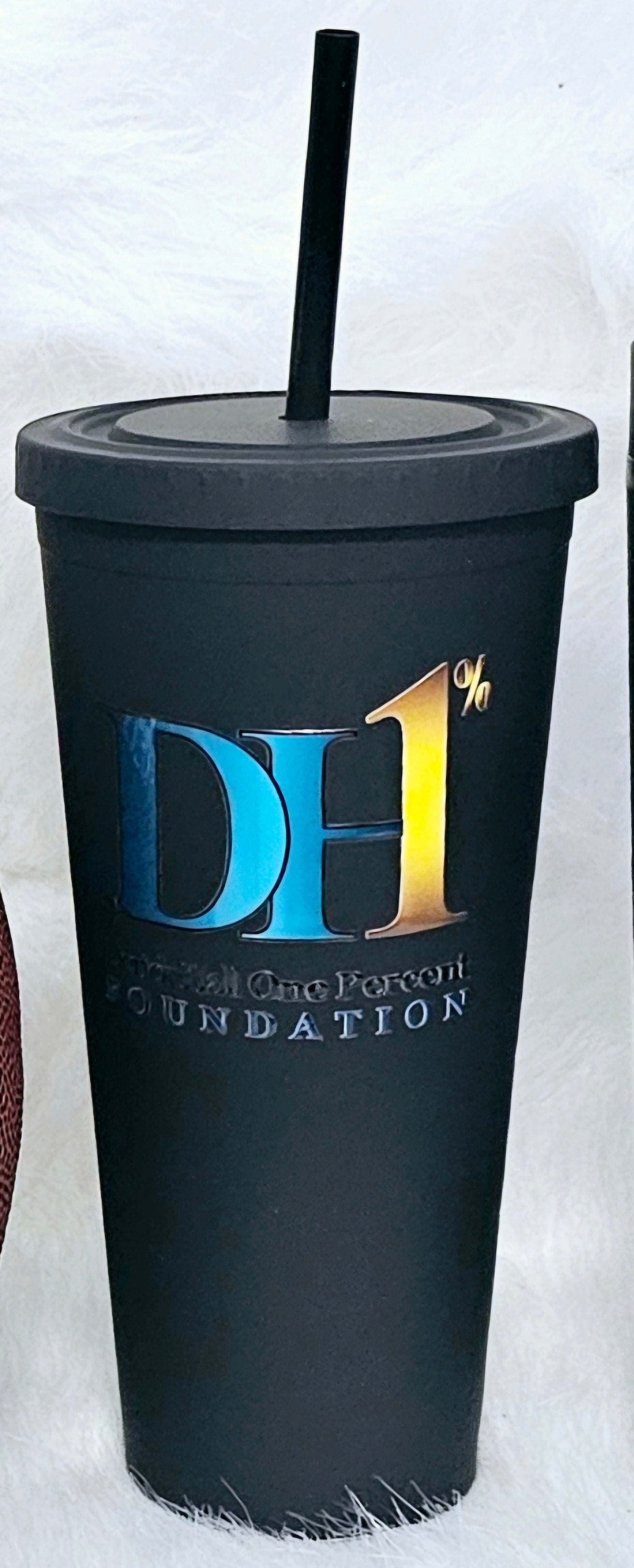 DH1% Black Tapered Acrylic Tumbler