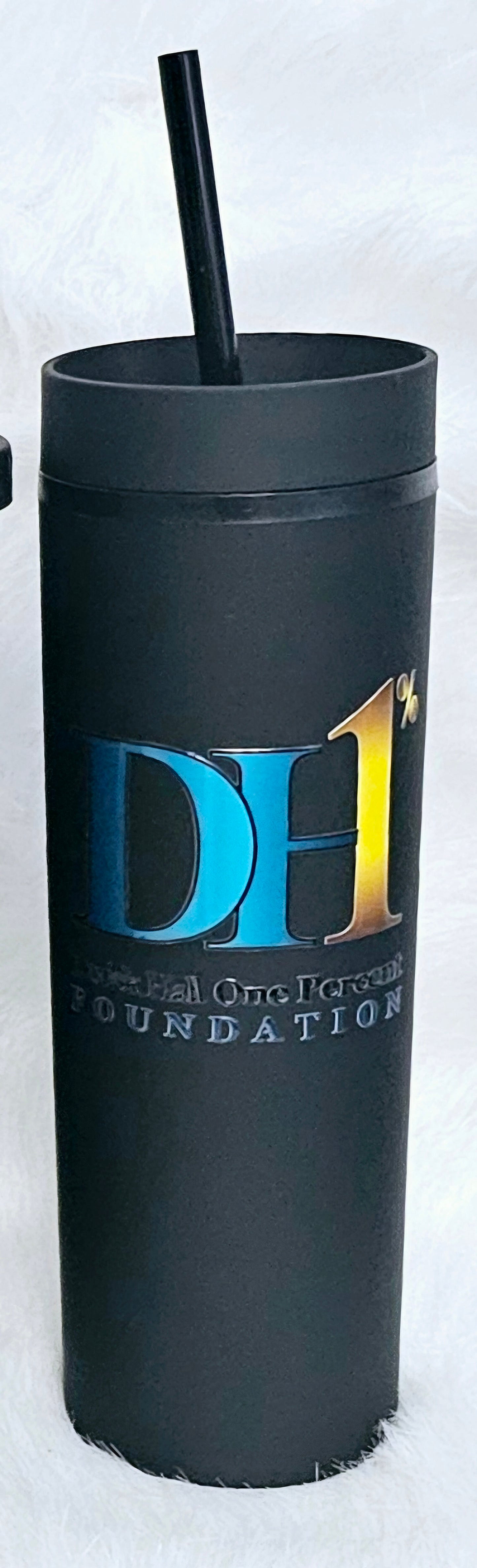 DH1% Black Skinny Acrylic Tumbler