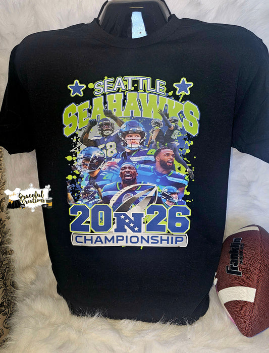 Seattle Seahawks NFC Champions Tee