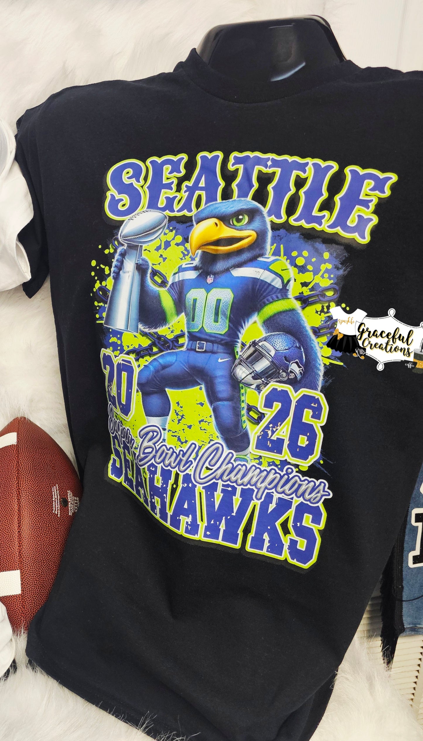 Seattle Seahawks 2026 Super Bowl Champions Tee