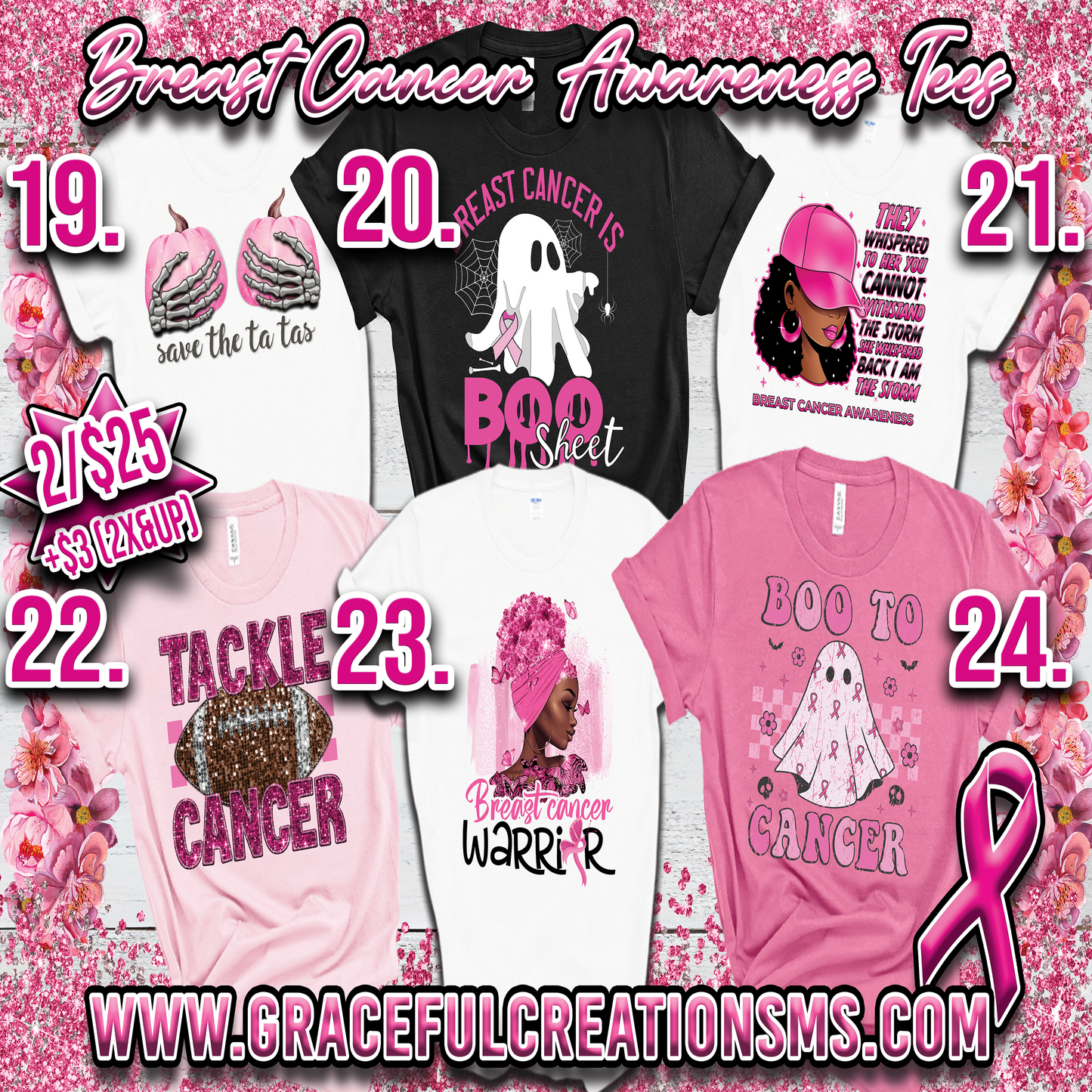 Breast Cancer Awareness Tee and Tumbler Sale