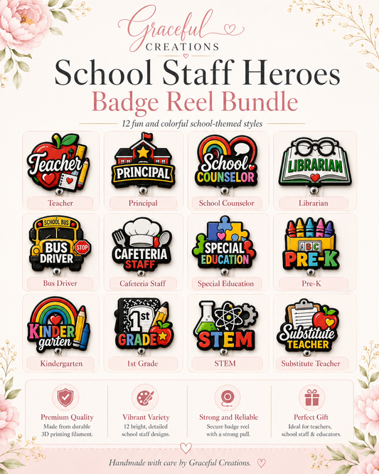 School Staff Heroes Badge Reel