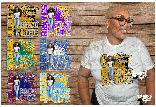 HBCU Life PNG Bundle - Female (No Logos)