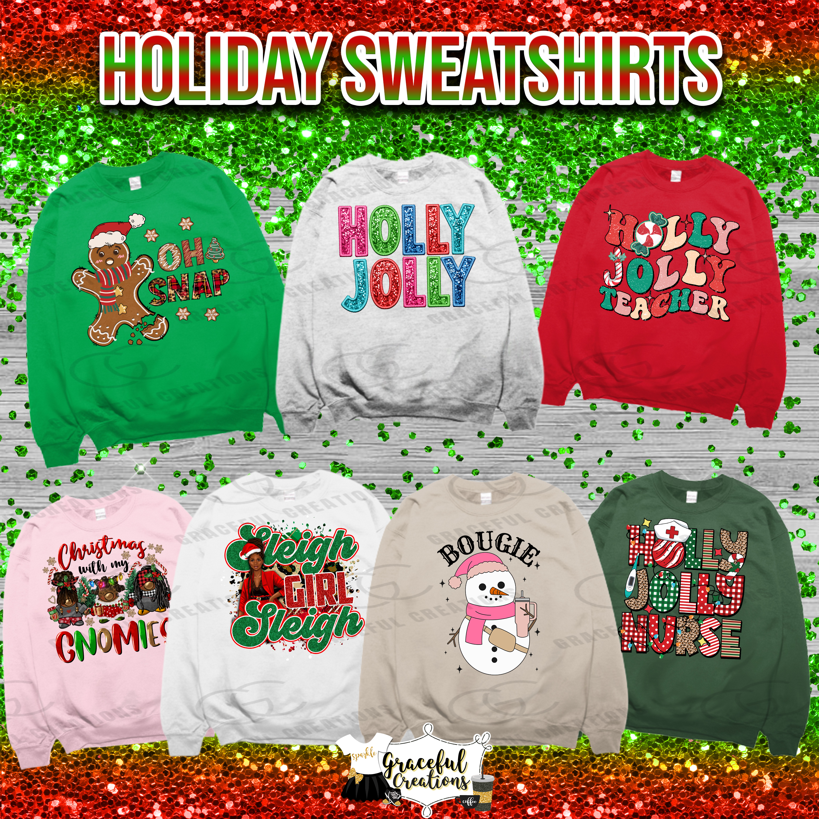 Holiday Crewneck Sweatshirt