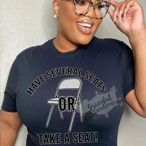 Have Several Seats or Take A Seat T-Shirt