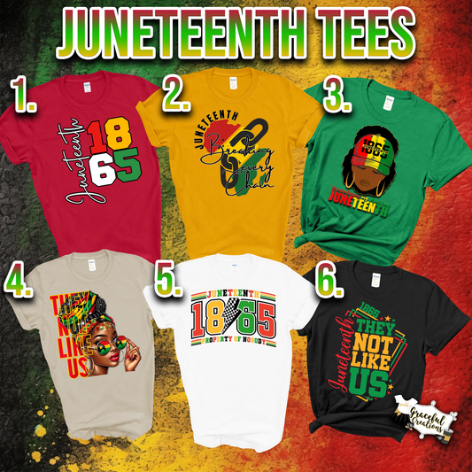 Juneteenth Tee Sale | Custom Handmade Juneteenth Shirts 2-Pack