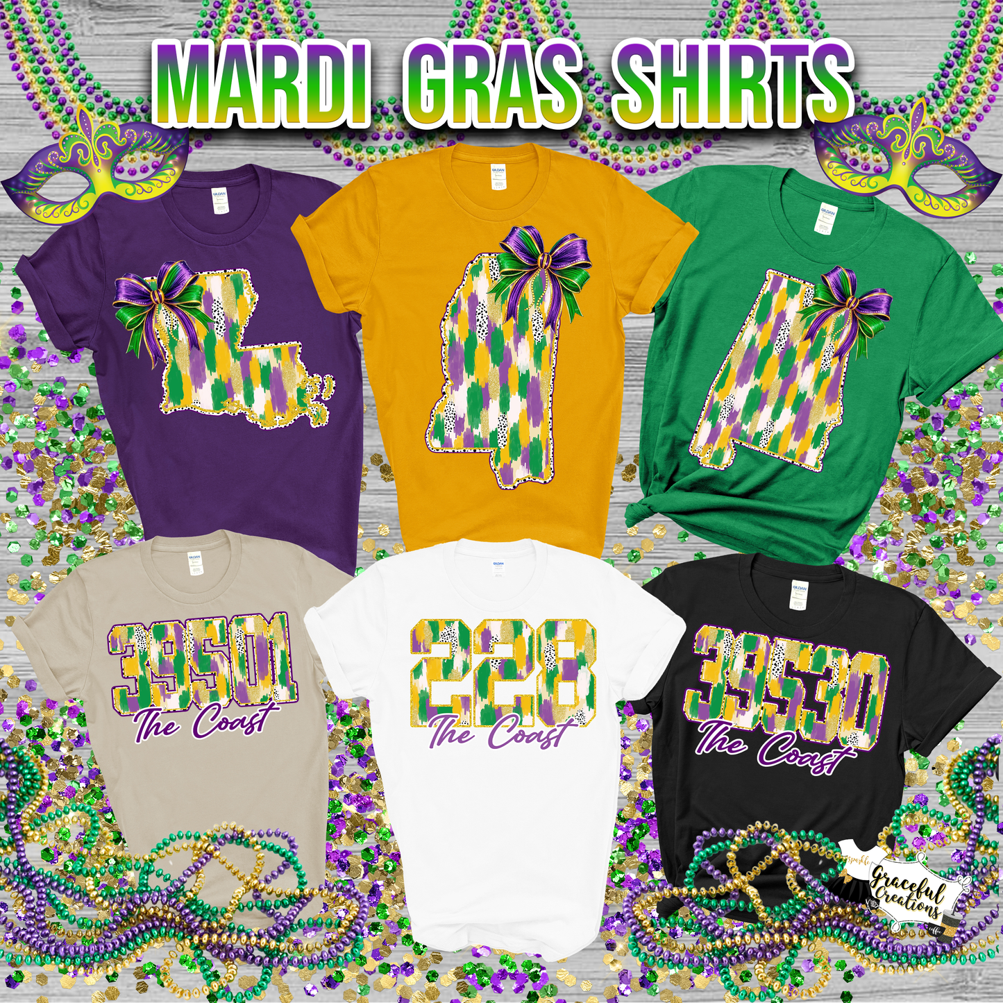 Mardi Gras Locals T-Shirt