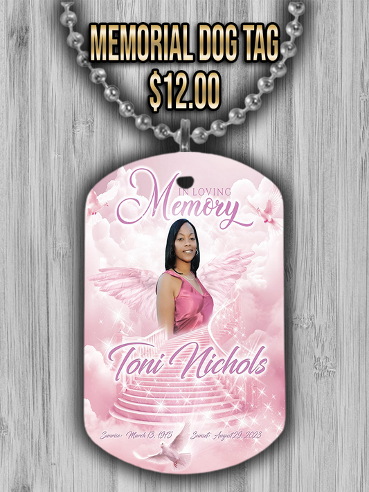 Memorial Photo Dogtag
