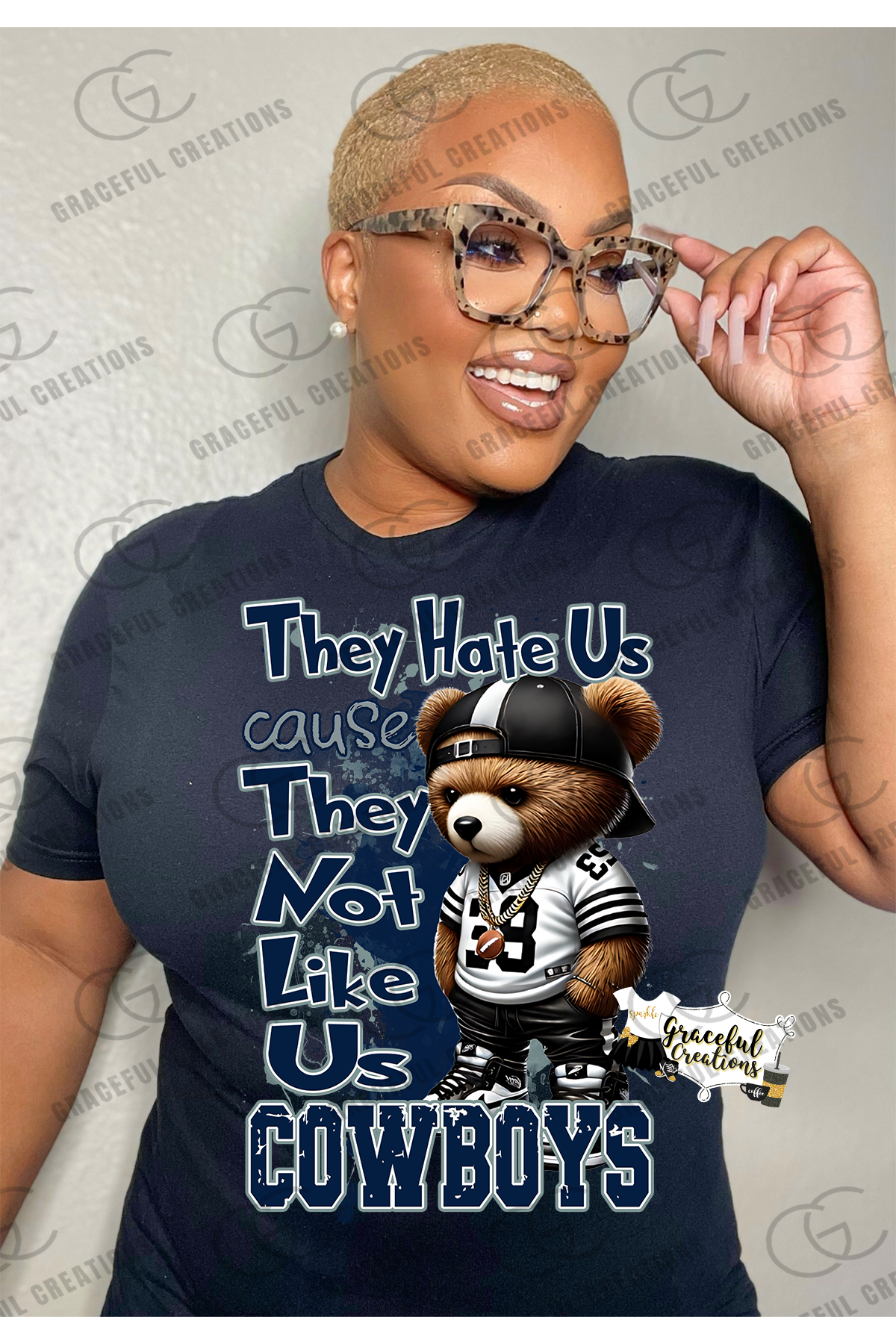 They Hate Us Cause They Not Like Us NFL Teams (No Logos) - Individual Designs