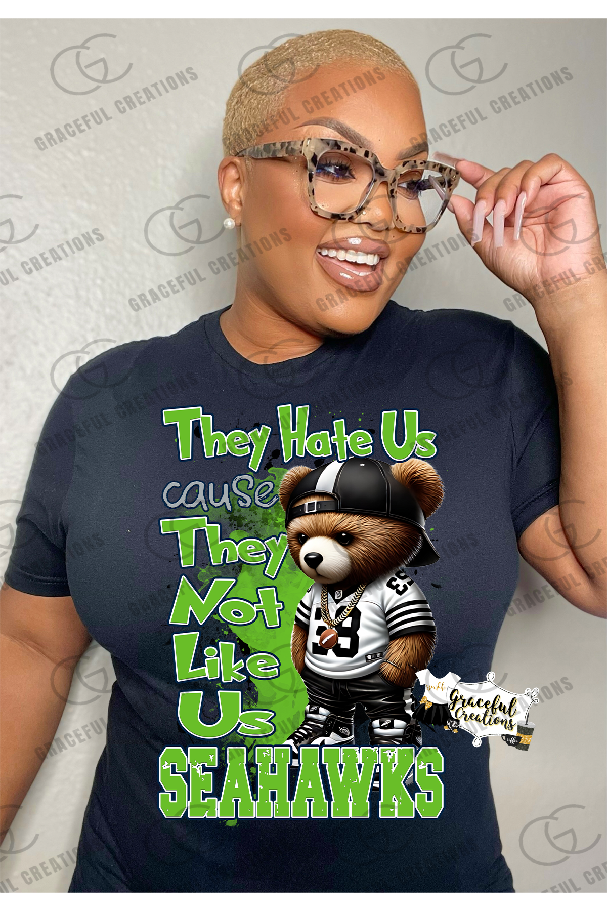 They Hate Us Cause They Not Like Us NFL Teams (No Logos) - Individual Designs