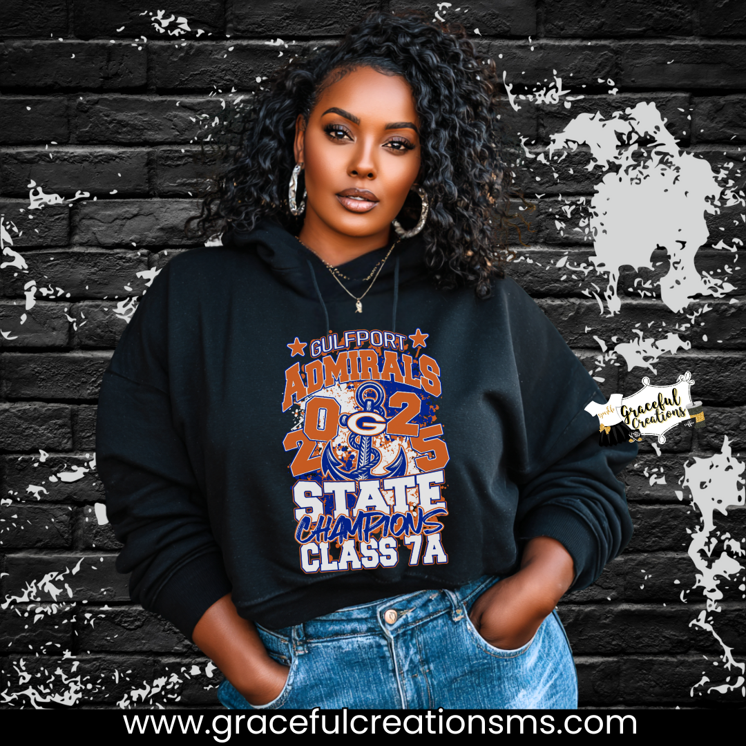 Gulfport Admirals State Champions Sweatshirt or Hoodie