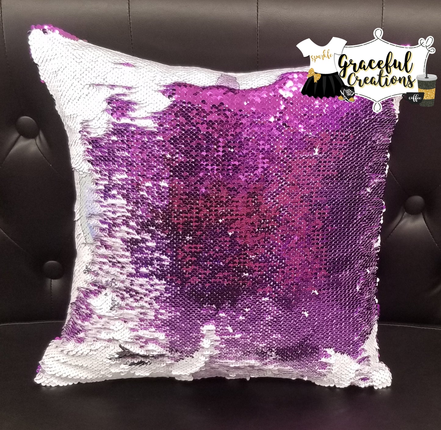 Mermaid Sequin Throw Pillowcase