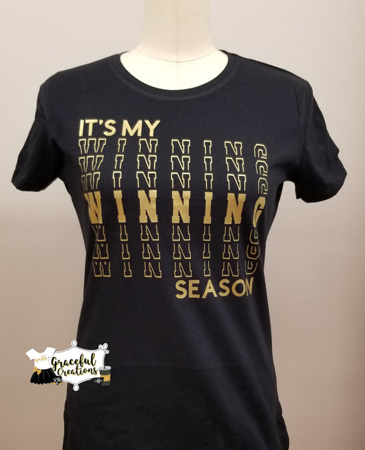 It's My Winning Season, Personalized, Custom T-Shirt