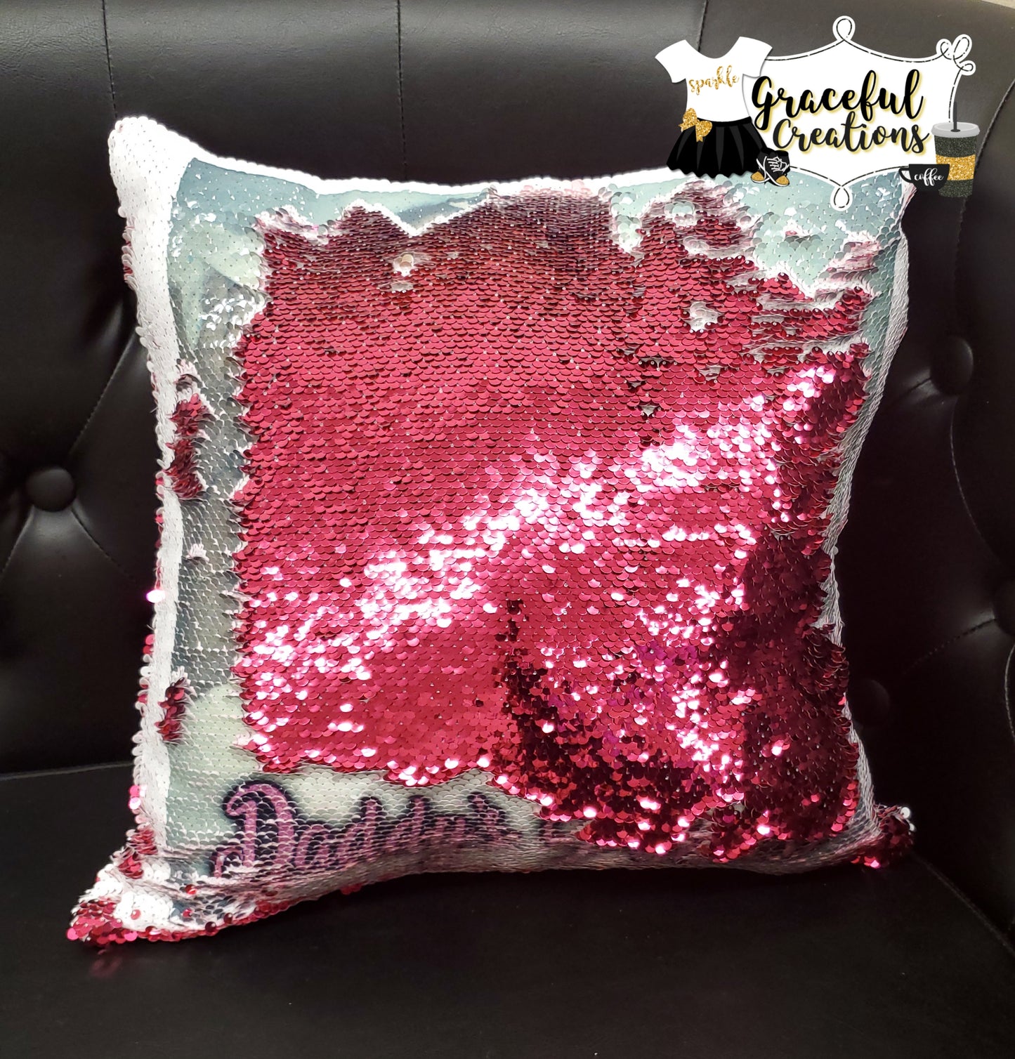 Mermaid Sequin Throw Pillowcase