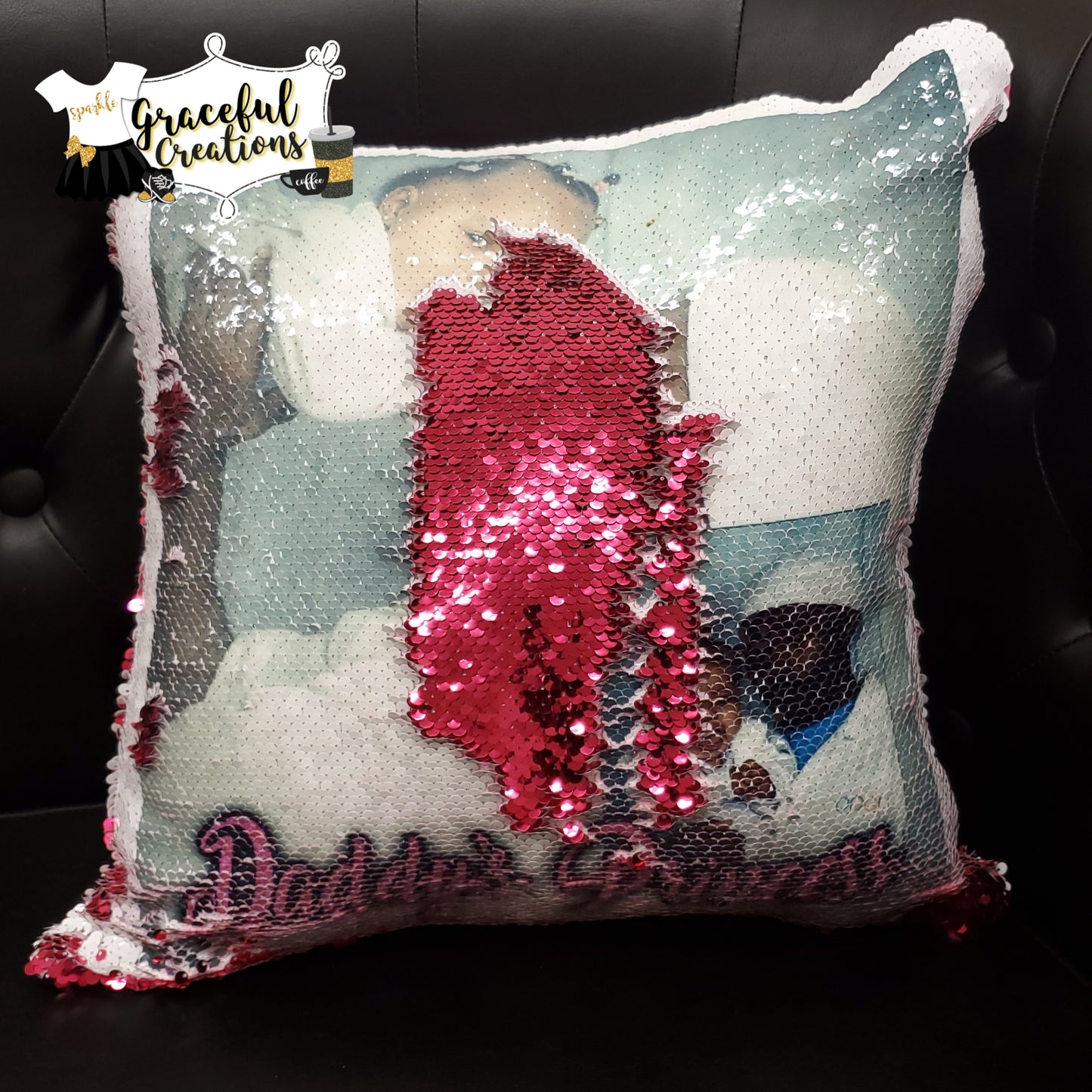 Mermaid Sequin Throw Pillowcase