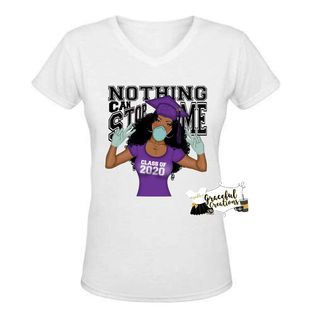 Nothing Can Stop Me - Class of 2020, Personalized, Custom T-Shirt