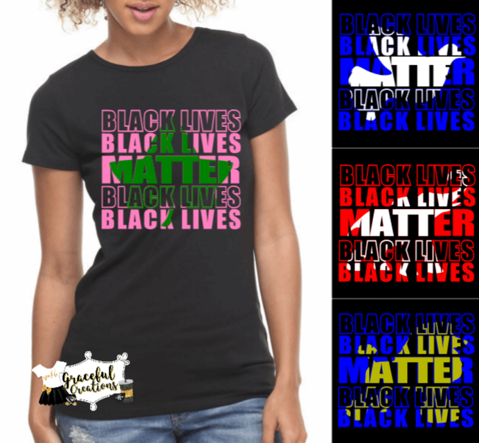 Black Lives Matter Soror, Personalized, Custom T-Shirt