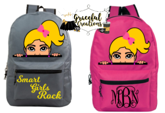 Custom Personalized Bookbag/Backpack