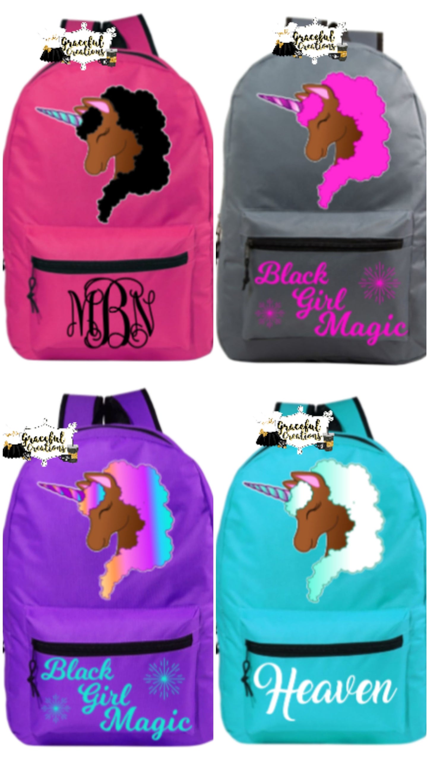 Custom Personalized Bookbag/Backpack