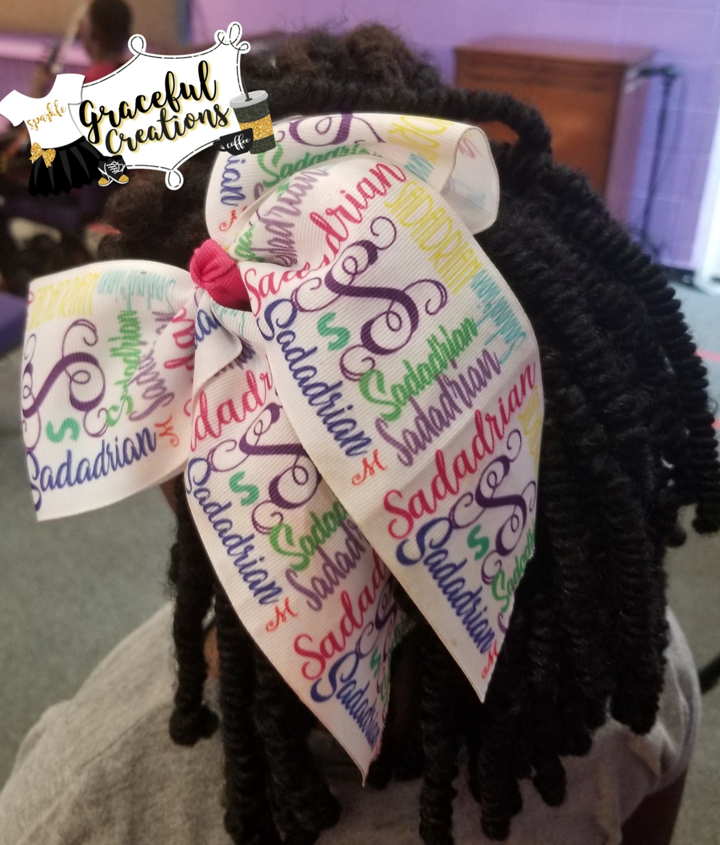 Personalized Monogram/Name Bow