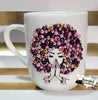 Afro Lady Bling Coffee Mug