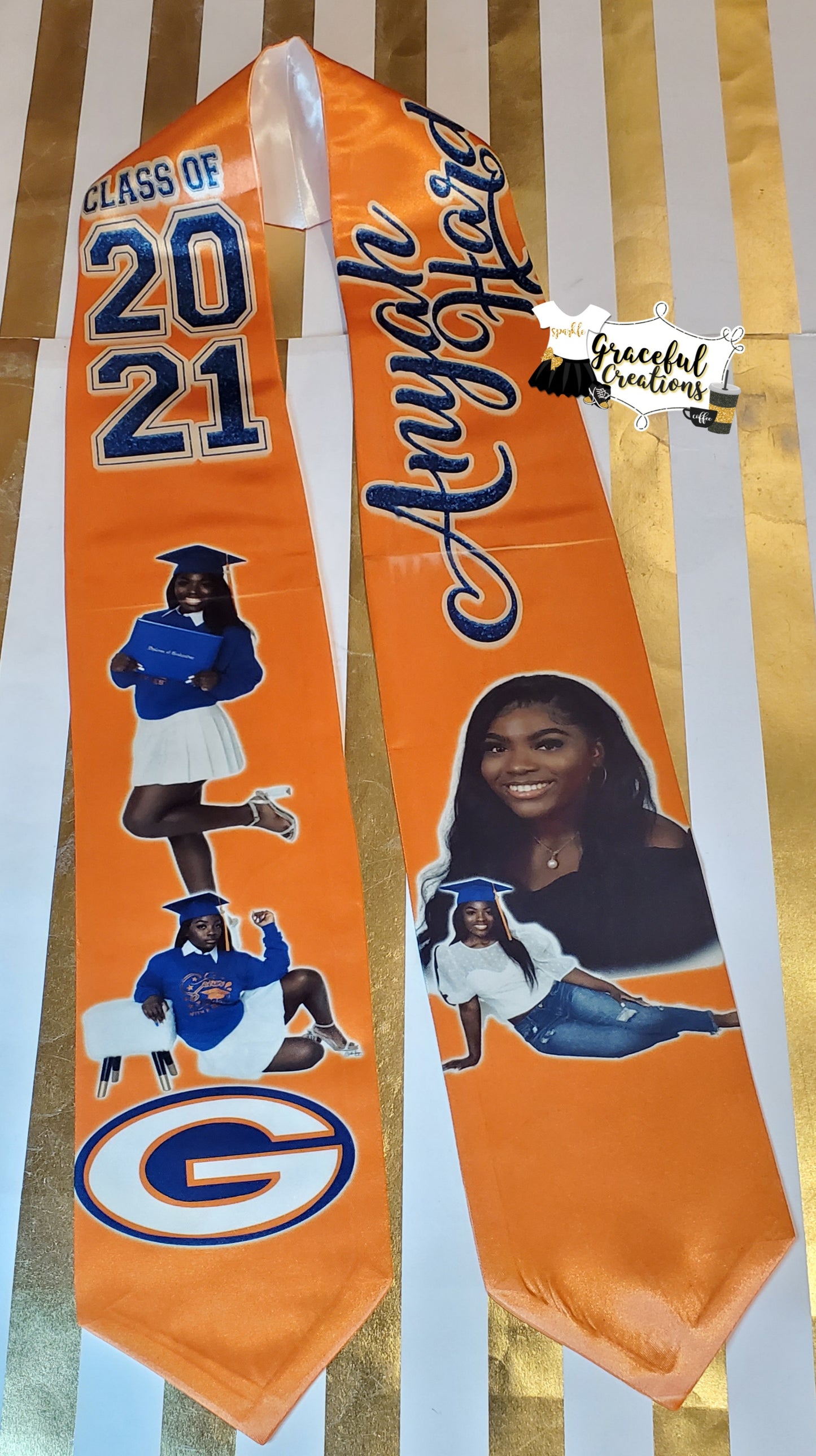 Custom Senior Graduate Stole/Sash