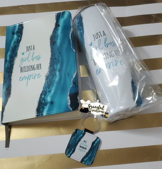 Custom Journal and Tumbler Set