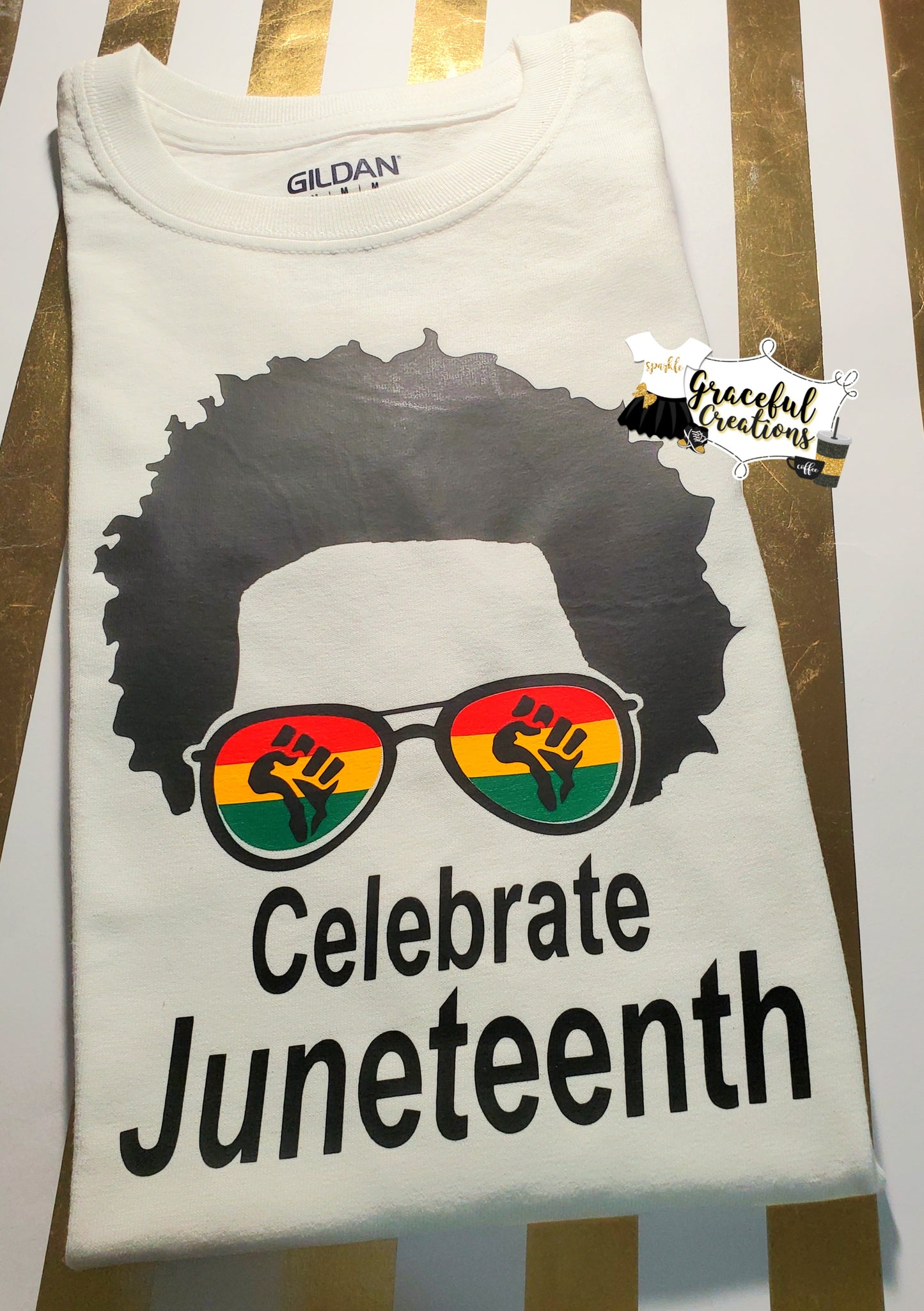 Juneteenth Boy with Shades Youth Shirt