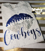 NFL Lips Confetti Custom T-Shirt