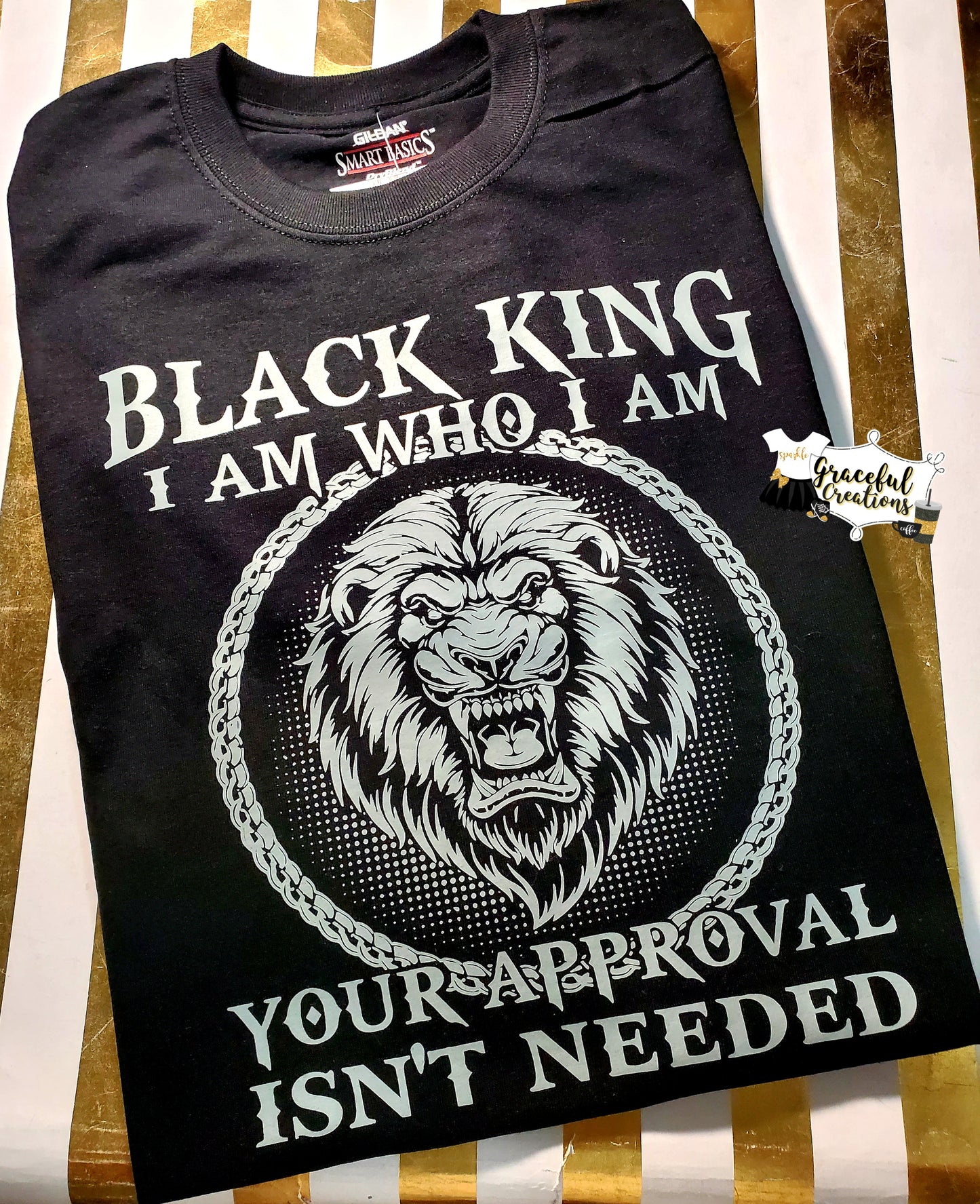 Black King Lion Tee