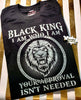 Black King Lion Tee