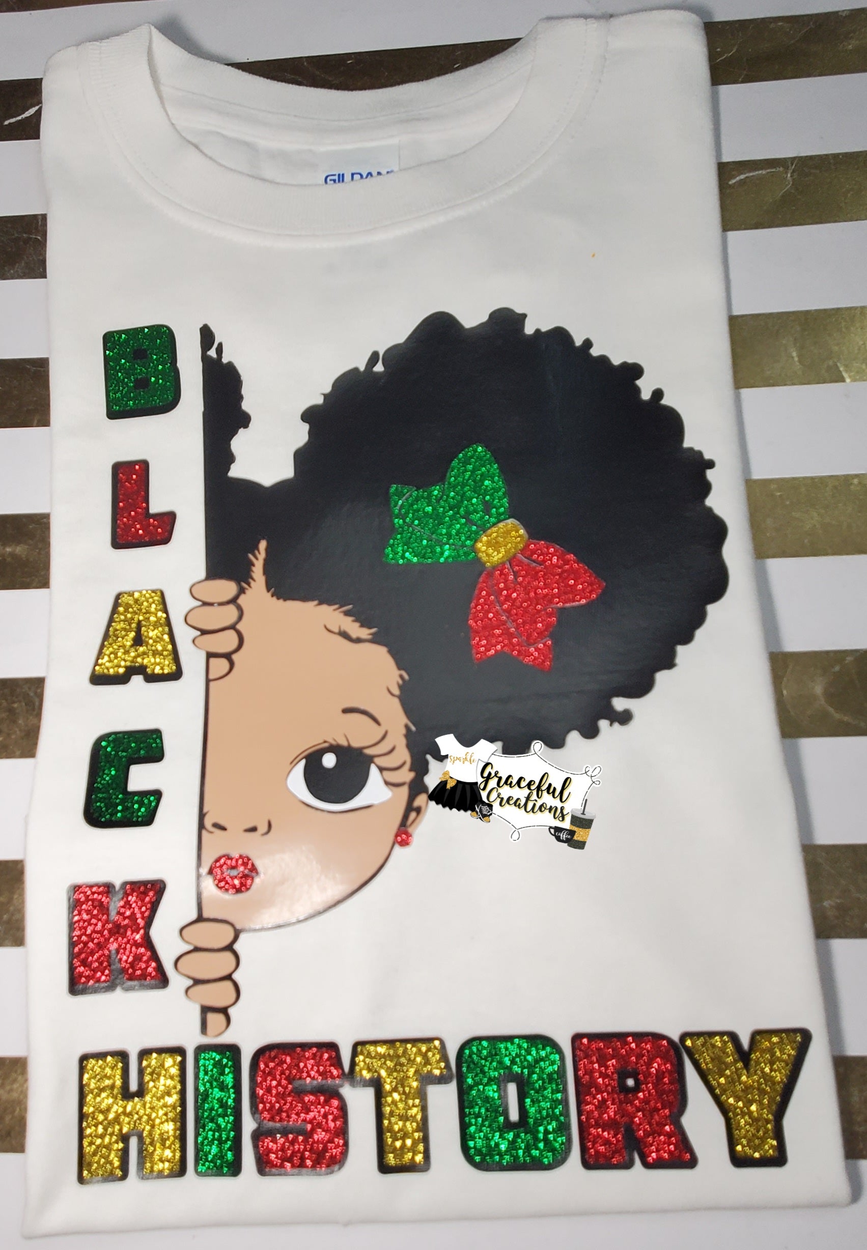 Black History Girl Youth Shirt